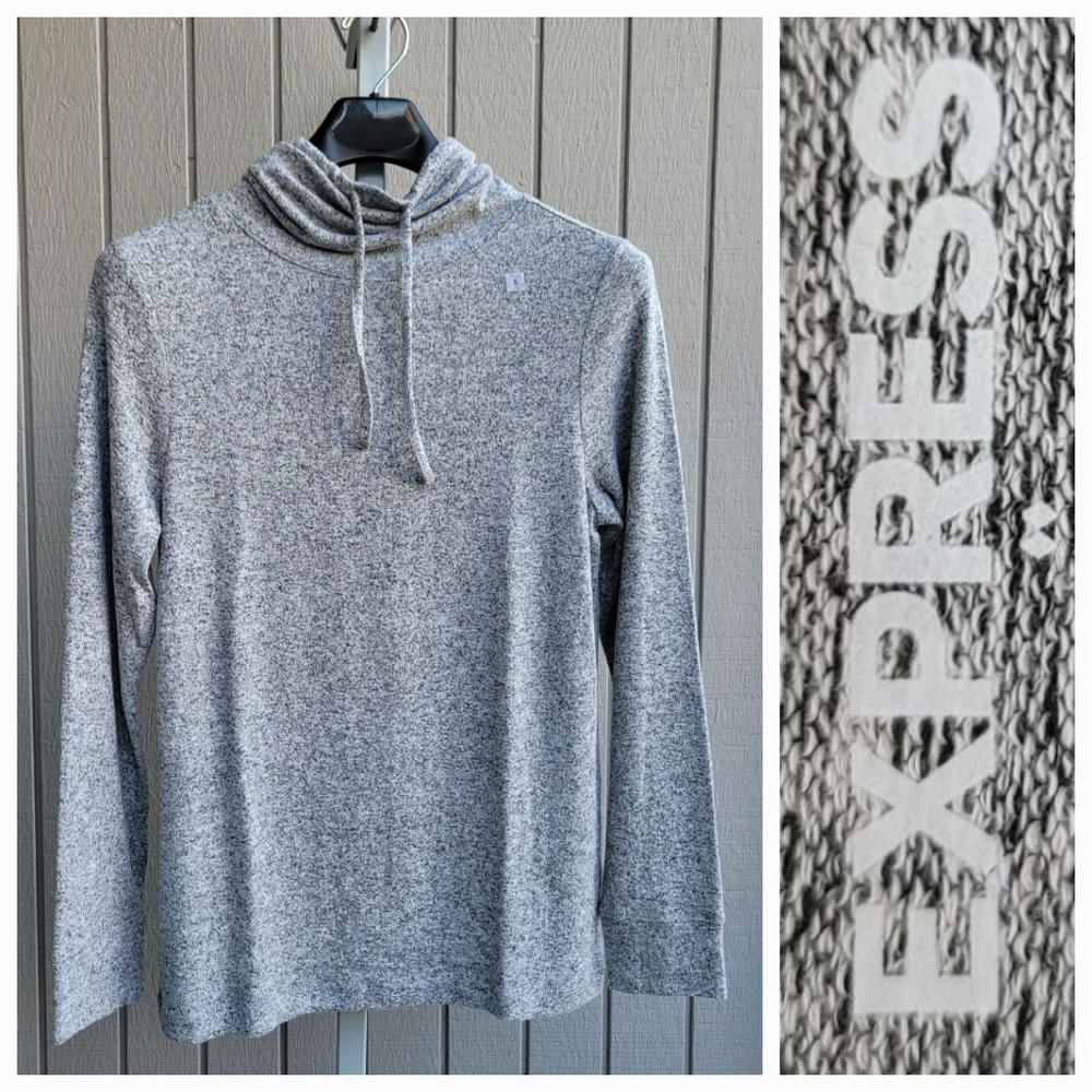 Oversized Men's Small Sweater NEW | Express Loose String Turtleneck